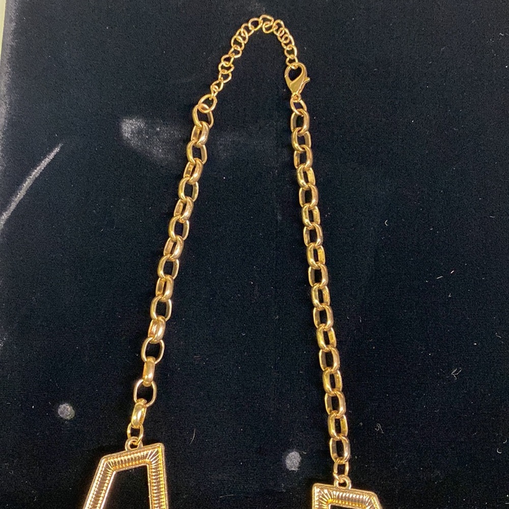 Gold and black stones necklace 3/10$ - Picture 6 of 6
